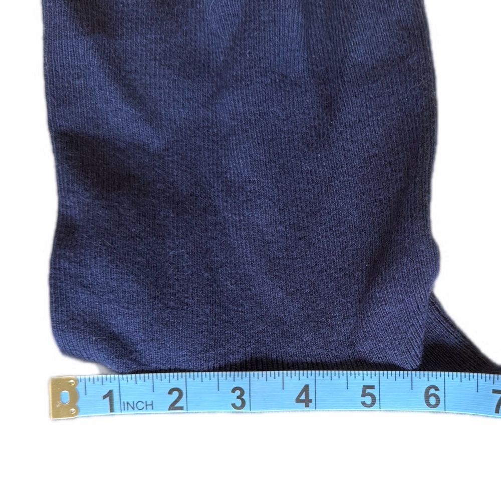 KF/KaufmanFranco navy knit inset sweater XS. NWOT - Picture 12 of 16
